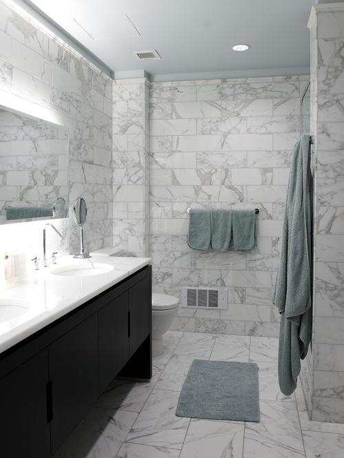 浴室地面大理石脏了咋清洗,浴室地砖贴好了不满意想换