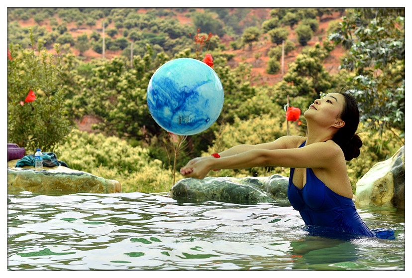 富民东村青泉山庄温泉视频,富民县东村镇青泉温泉