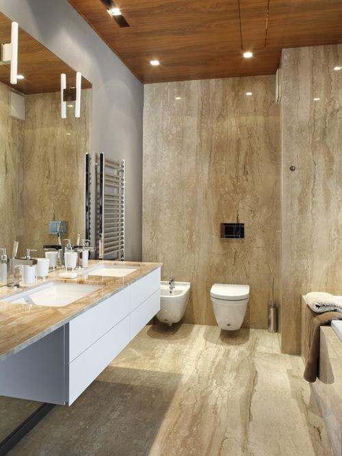 浴室地面大理石脏了咋清洗,浴室地砖贴好了不满意想换