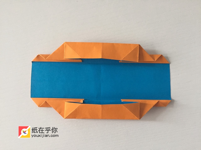 纸在乎你手工折纸：礼品盒折纸视频图解教程