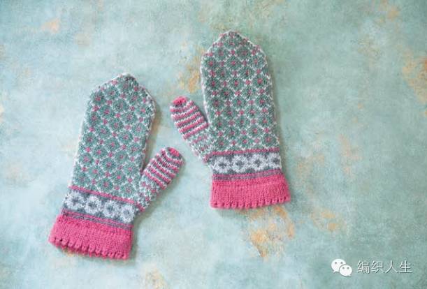 毛线织手套一般起多少针,用毛线编织的半指手套教程