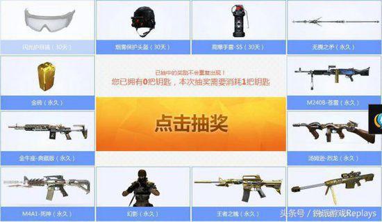 cf幸运抽奖王者轮回抽完多少钱,cf王者轮回抽奖钥匙顺序