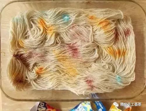 有趣的染色方法,毛线是怎么染的