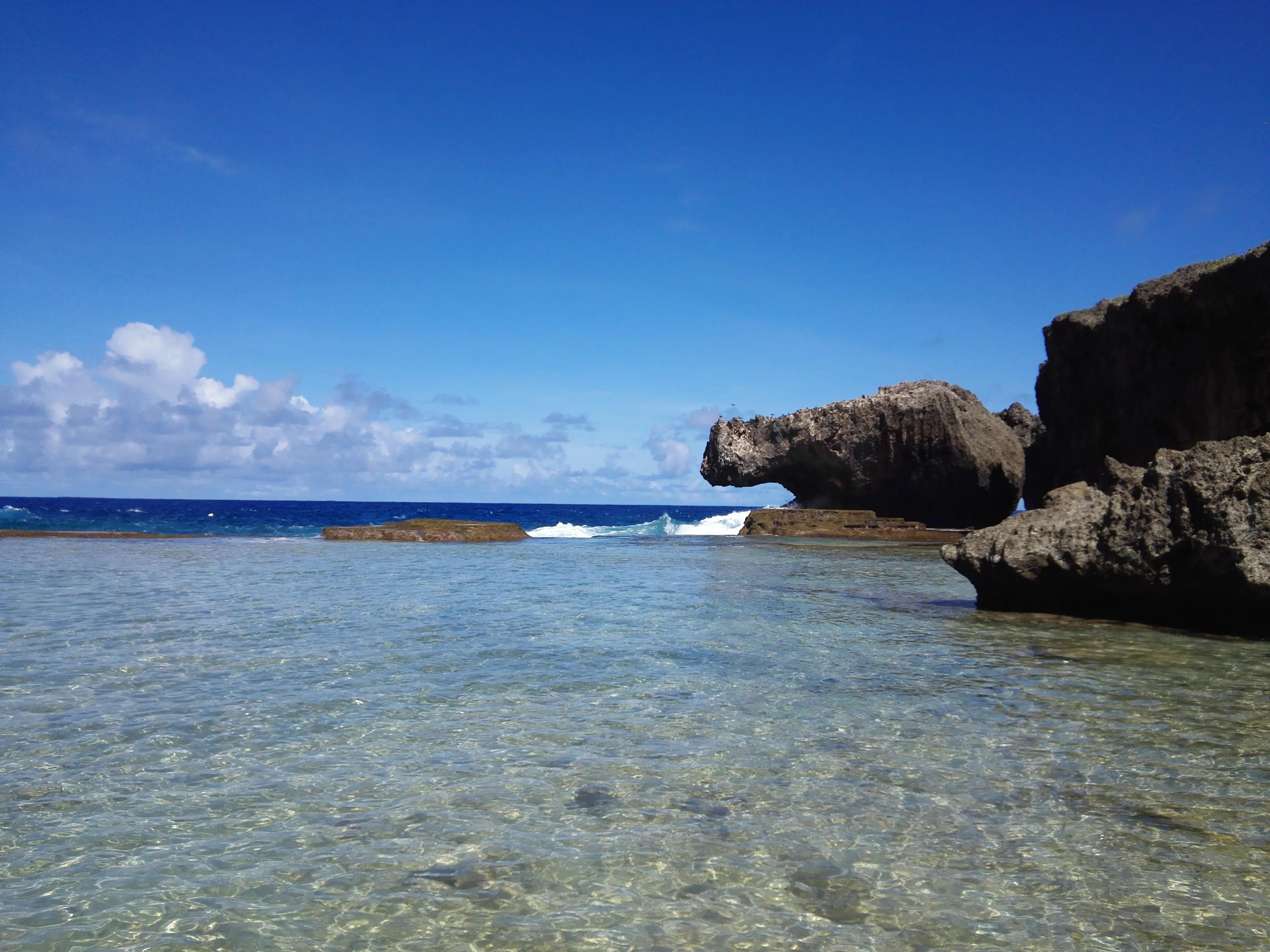 塞班水晶湾浮潜和军舰岛浮潜,塞班七彩海水