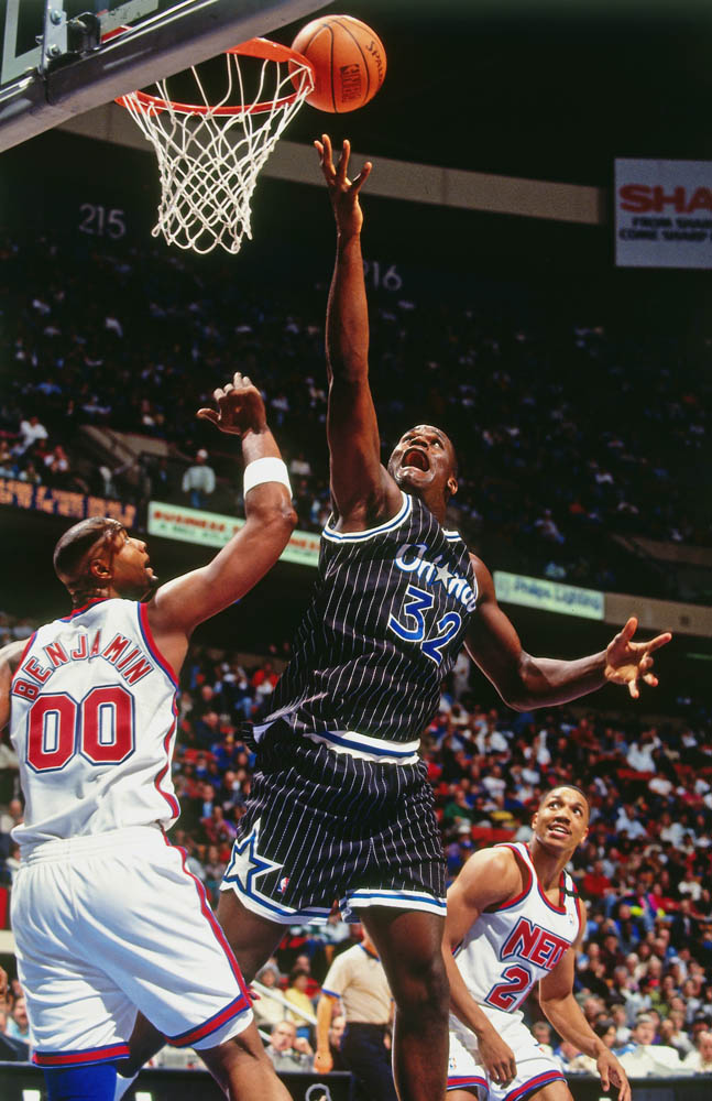 奥尼尔生涯十大劲爆数据,1998年nba全明星赛奥尼尔盖帽乔丹