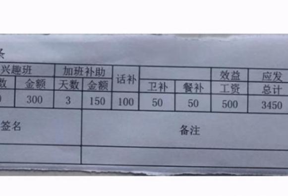最新教师工资明细表,全国教师工资明细表