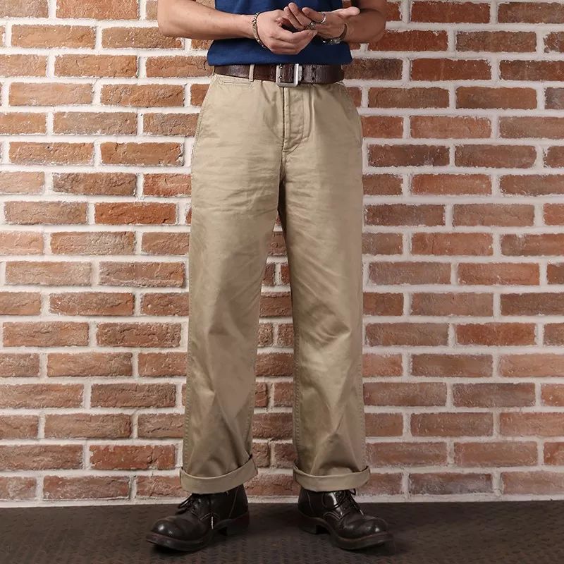 美式复古卡其色裤,美式复古卡其工装裤