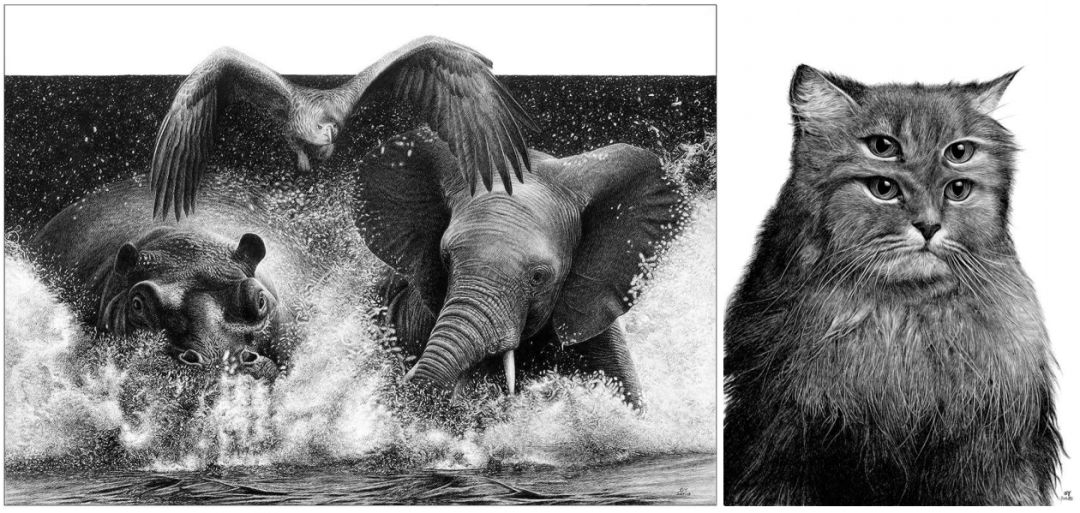 怎么用一支笔画立体画,如何用一支笔