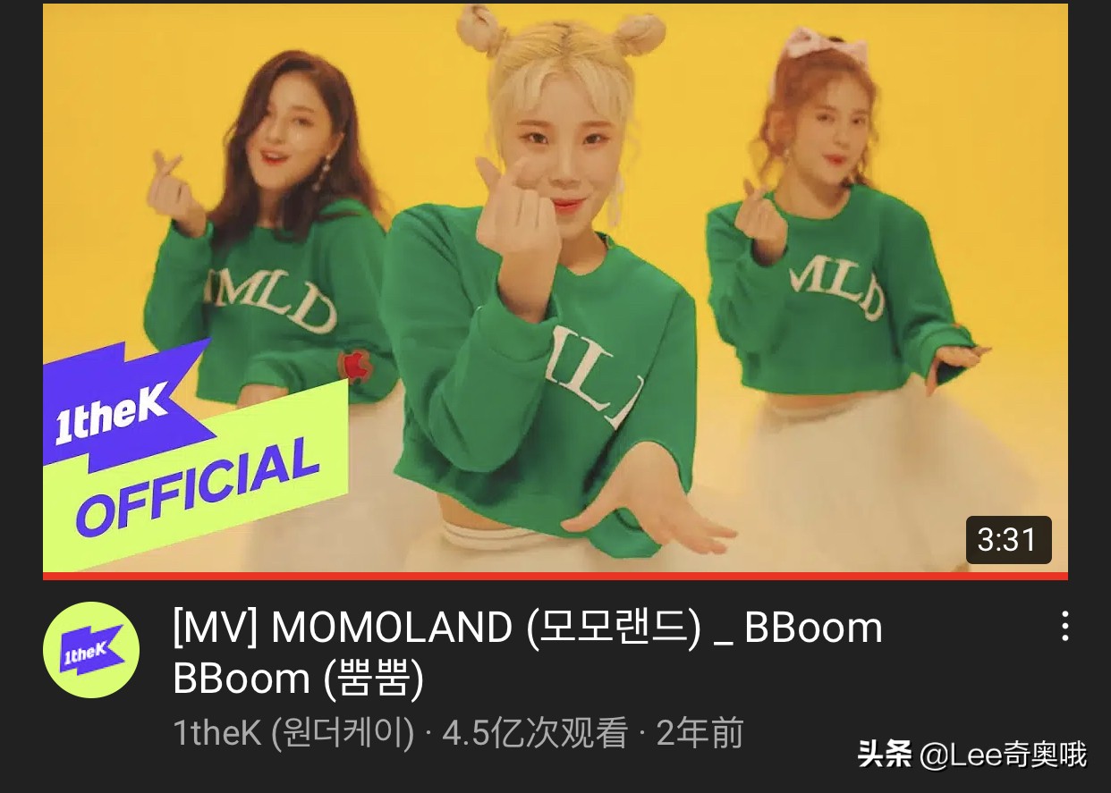 韩国kpop播放量最高的mv,韩国十大顶级神曲mv