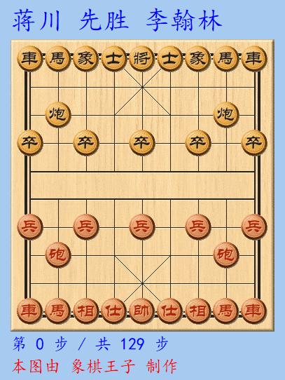象甲蒋川对王天一,象甲蒋川输棋
