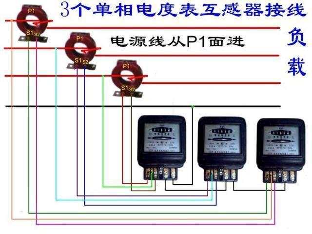 单相电表互感器接线图的讲解,三相单相电表互感器正确接线图