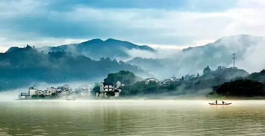 徽州山水风景,烟雨皖南水墨山水美景