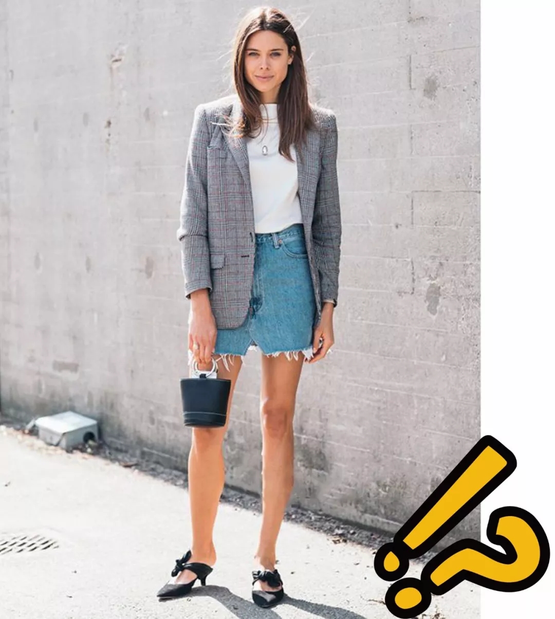 别再说肩宽穿衣难了，下面的look都有改善造型的神奇功效