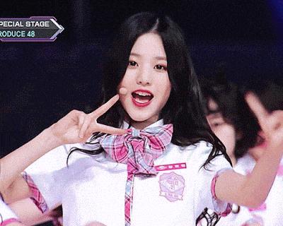 韩国produce48女团初舞台,produce48练习生选择颜值担当