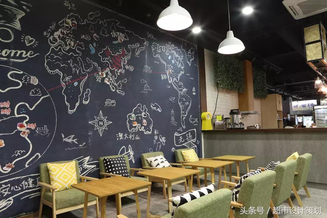 商业超市空间设计效果图,超市展现区设计效果图