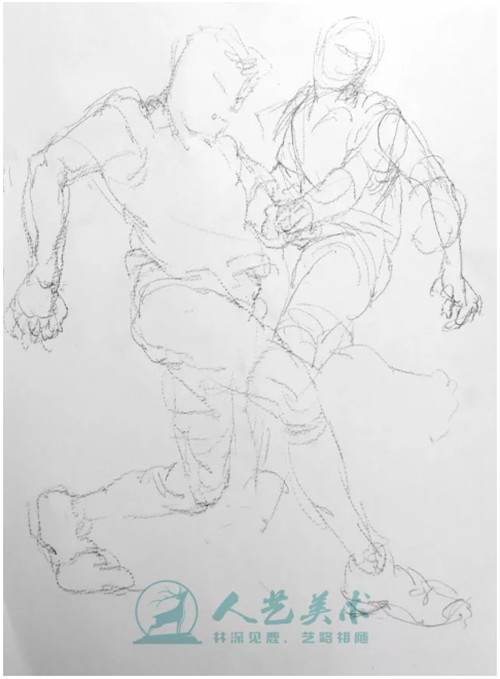 人艺画画,人艺美术速写