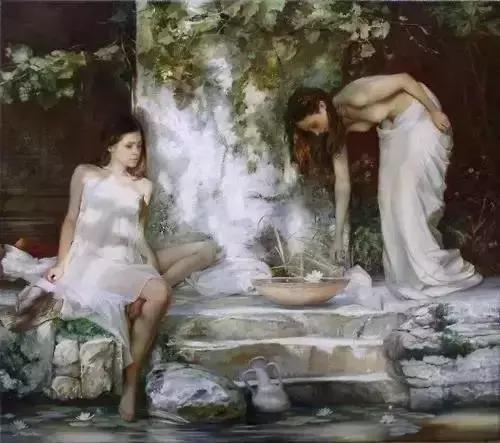 “文艺三级片”式的裸女油画，青春逼人！高价出手