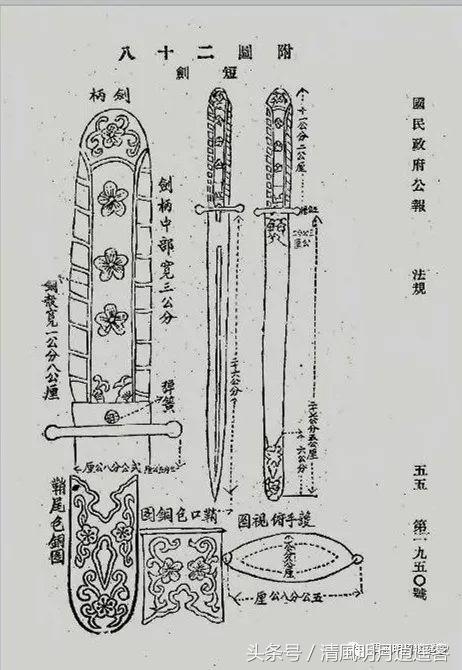 国民党佩戴中正剑照片,国民党中正剑长多少厘米