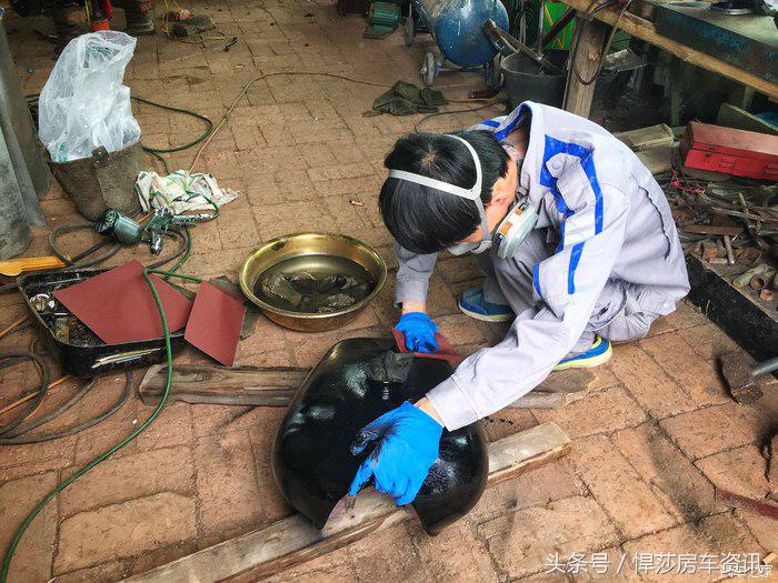 大林子手工打造一台哈雷,定制哈雷制作过程
