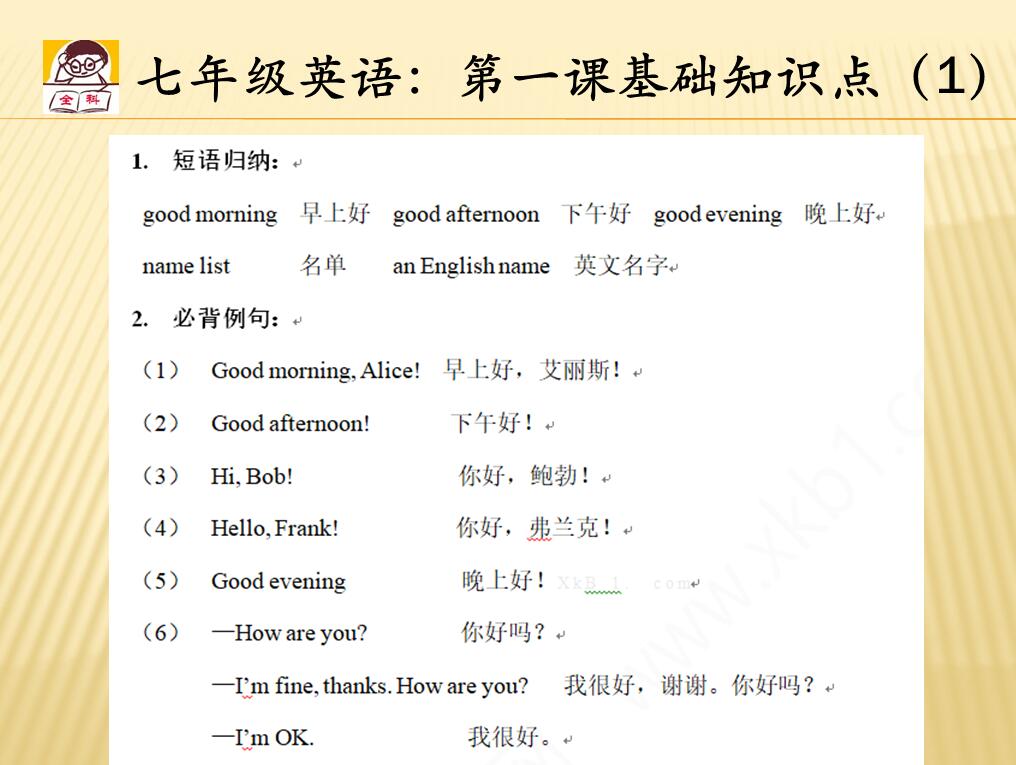 初中英语人教版七年级知识点讲解,初中七年级英语基础知识