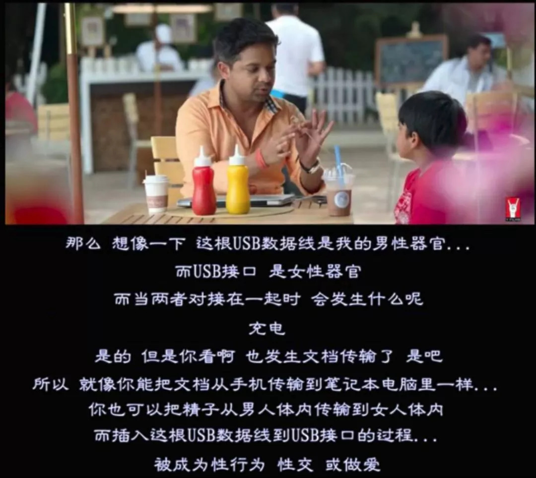 *行为性**，就是U盘插入接口的过程——印度性教育短片解救尴尬的你