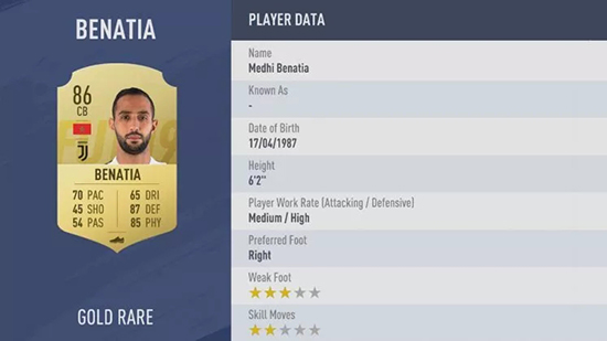 fifa19中超球员,fifa19中超能力值排名