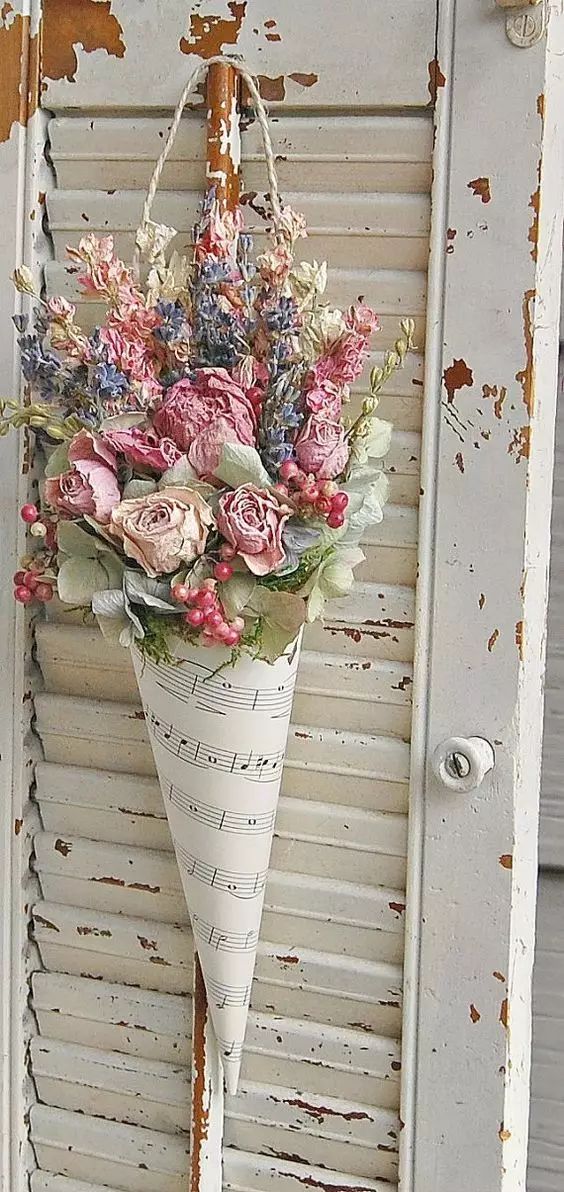 干花美陈教程,干花制作简单唯美漂亮