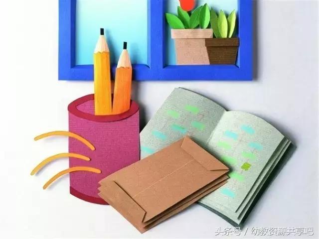 幼儿园粘墙上创意手工简单,幼儿园老师手工粘贴作品