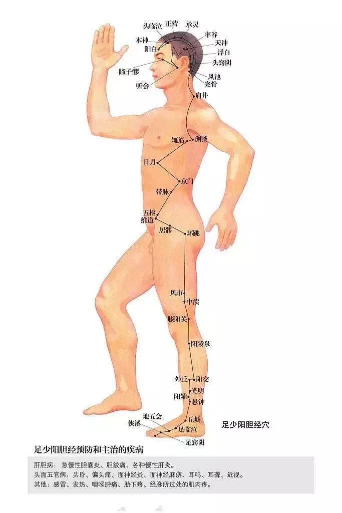 1个穴位通肝胆5大疾病全解决,胆经最易淤堵的穴位