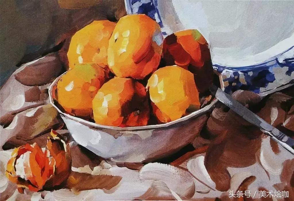 当水彩遇到国画,水彩水粉丙烯油画