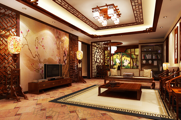 雍容华贵中式风格,富丽堂皇新中式装修效果图
