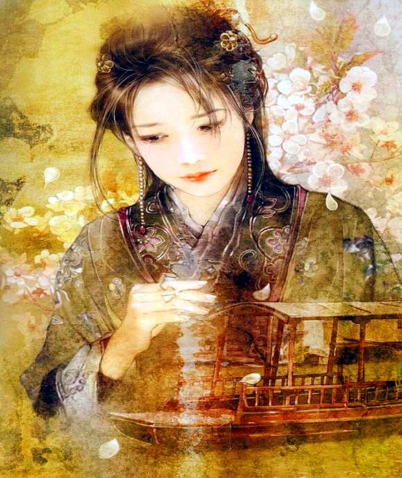 「汉装潋滟」德珍彩绘古典美人