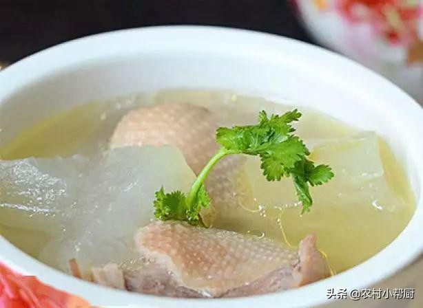 夏天最好喝的老鸭汤,美味冬瓜老鸭汤