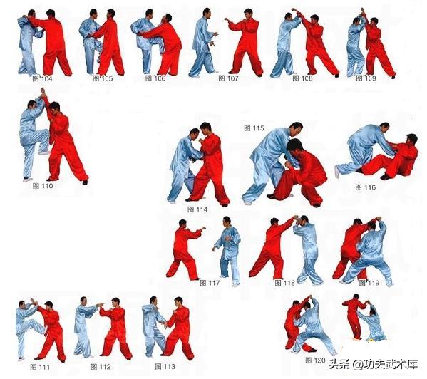 传统武术摆拳的打法,武术套路推拿方法