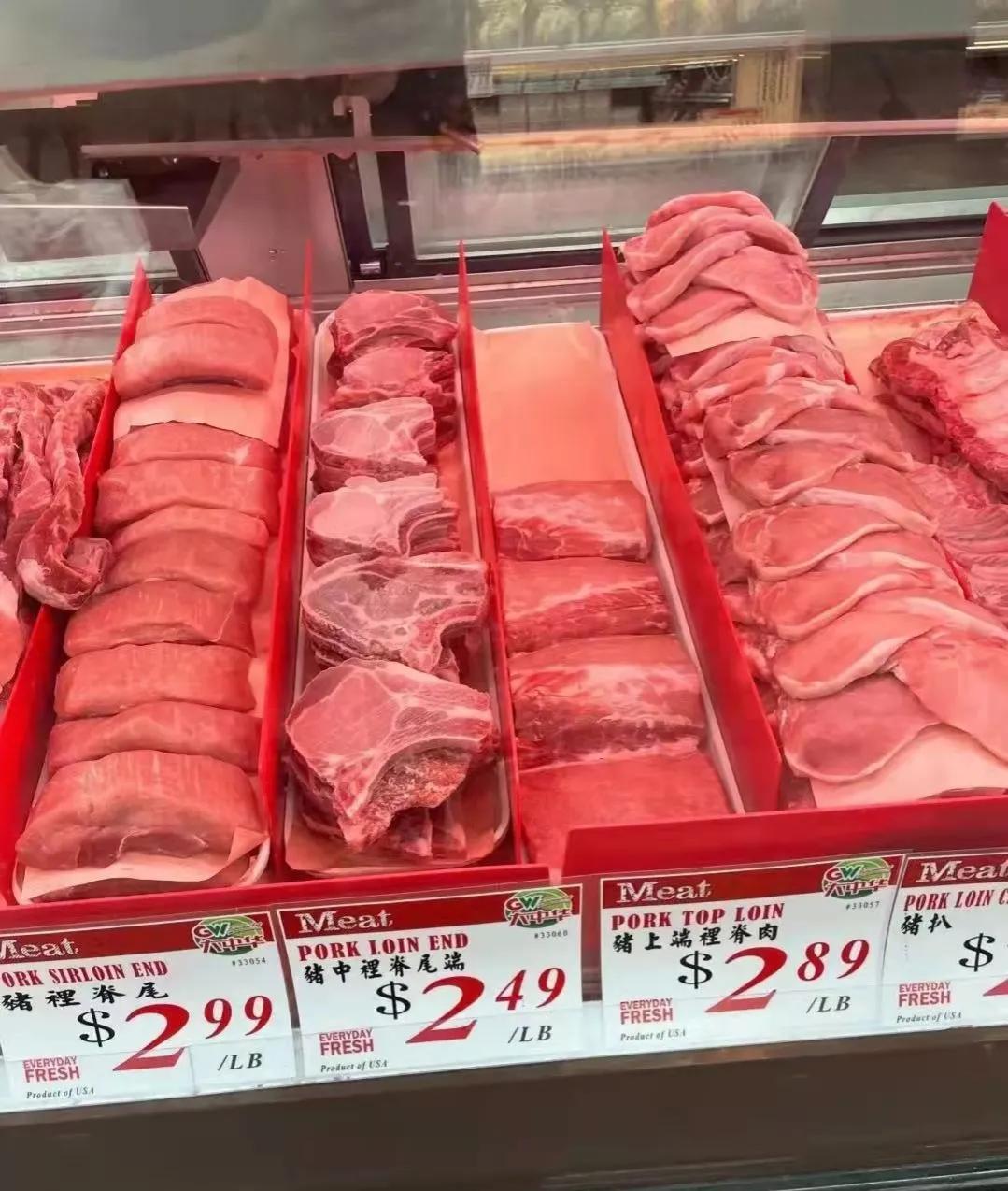 美国蔬菜海鲜价格,通货膨胀美国数据