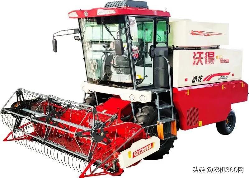 麦客首选，一机多用！沃得皓龙轮式纵轴流4LZ-8F型收获机闪耀上市