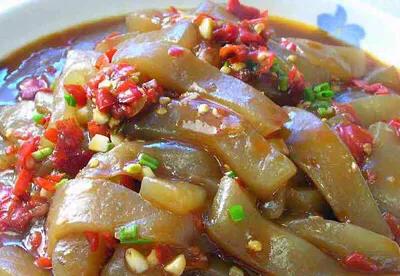 贵州的特色美食米豆腐,贵州铜仁魔芋豆腐