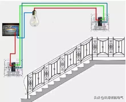 一开双控单控接线方法图,三控一开多控怎样接线