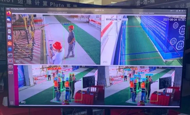 中建八局临港项目,中建八局工地视察第一视角