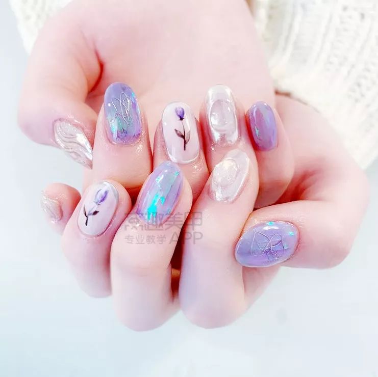 韩式水波纹,正宗的水波纹