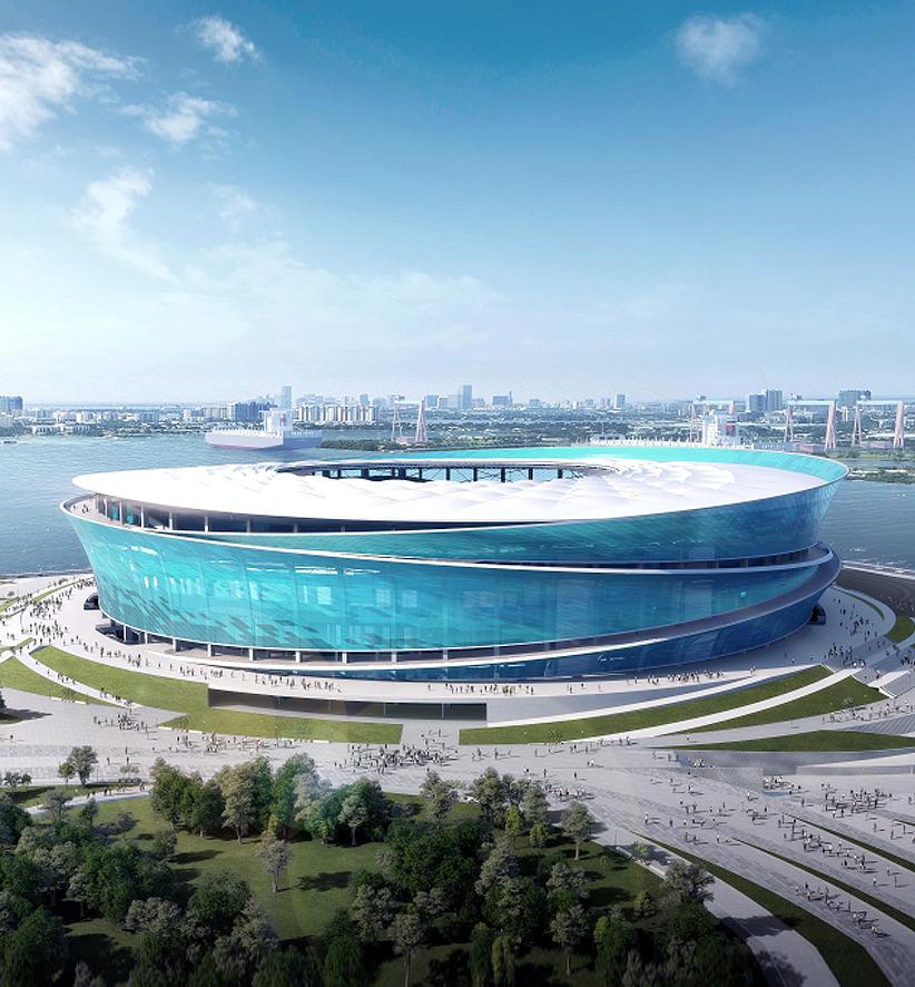 大连梭鱼湾足球场建设结构和设计,大连梭鱼湾专业足球场建造费用