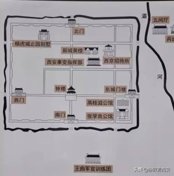 西安市西安公馆,西安城墙张学良公馆