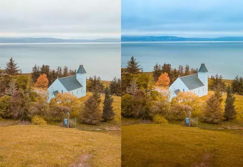 好看的风景照片p图教程手机,随便拍的风景图如何p图