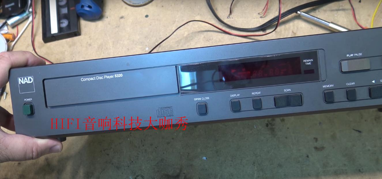 NAC5320cd*放播**机，无法进出仓和不读碟故障维修，聚焦调整方法