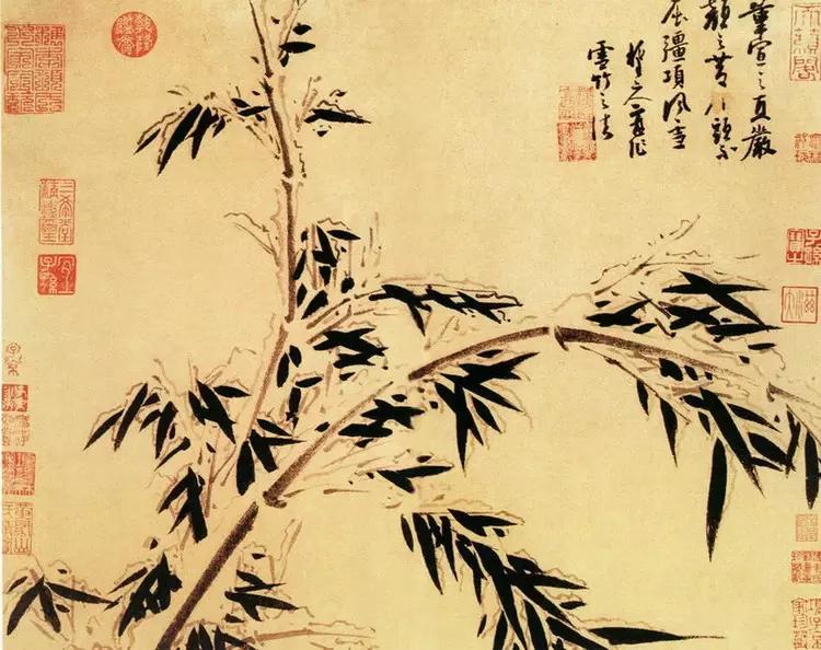 画竹的书画名家,画竹入门基础画法