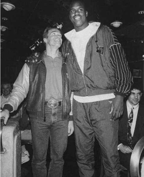 巅峰泰森和奥尼尔,照片不会骗人搞笑图