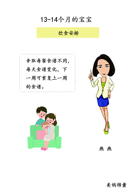 一岁宝宝一周食谱安排表,婴儿一岁食谱安排表
