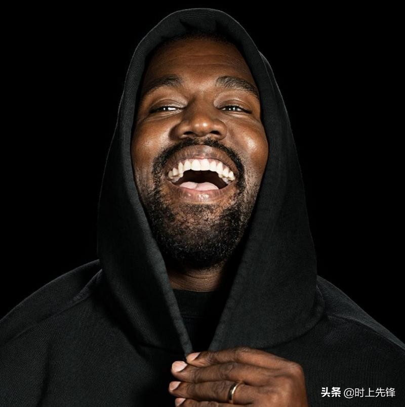 侃爷yeezy全松鞋带,侃爷告别yeezy
