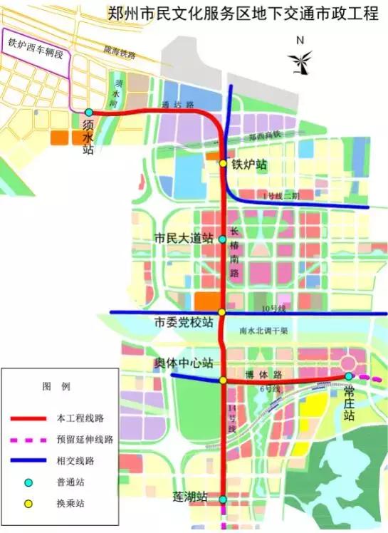 郑州即将开通的三条地铁,郑州5条地铁新线路有望明年开通