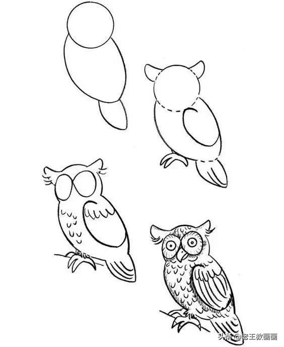 最简单的简笔画教程,超简单儿童简笔画入门初学